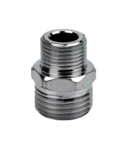 VITE DOPPIA RIDOTTA OTTONE CROMATO 3/8x1/2 CAR